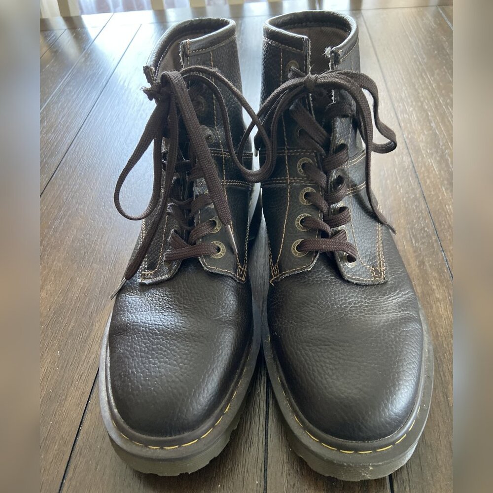 Dr. Marten Roseland Lace Up Leather Boots Brown Classic Men's 10 Women's 11